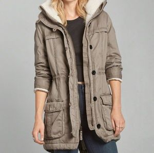 Abercrombie and Fitch Sherpa Parka